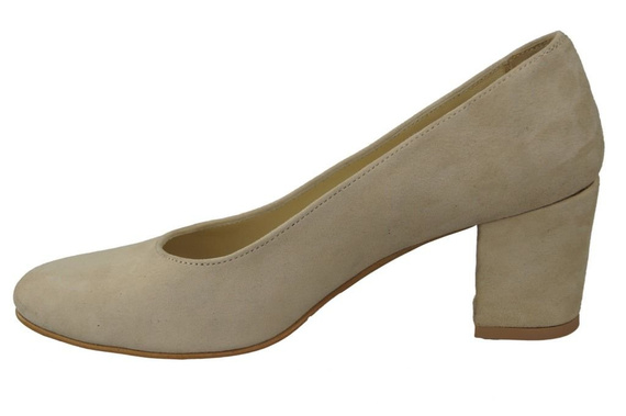 Women's Shoes Pumps Natural Leather Suede 125 ElitaBut