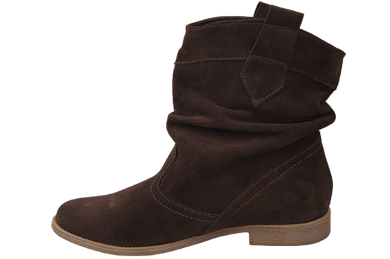 Shoes Women's boots Saszki Winter natural leather velor 117 Z ElitaBut