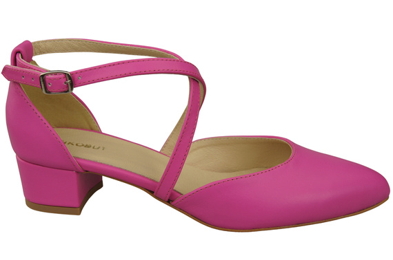 Women’s Leather Sandals with Straps Low Heel 223 ElitaBut