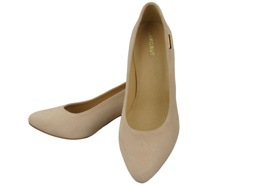 Women's Shoes Pumps Natural Leather Suede 106 ElitaBut