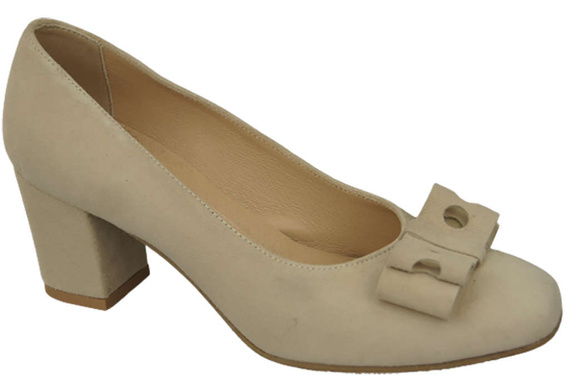 Women's shoes Pumps Natural leather suede 163 ElitaBut