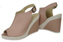 Shoes Sandals for women Wedge natural leather 992 ElitaBut