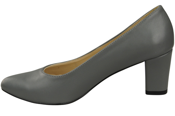 Classic Smooth Pumps Shoes Women's Black Natural Leather 213 ElitaBut