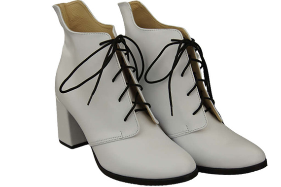 Shoes Boots Women Lace-up Spring / Fall natural leather 174 L ElitaBut