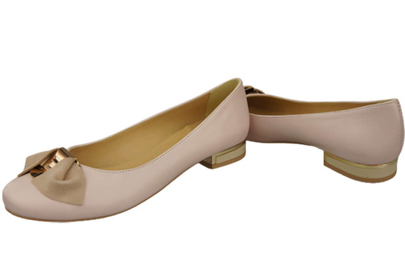 Women's Ballerinas Shoes Natural Leather 894 ElitaBut