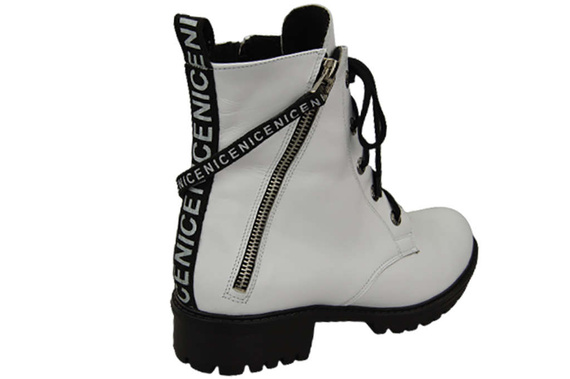 Footwear Boots Women's boots with the inscription NICE Natural Leather 173 L ElitaBut