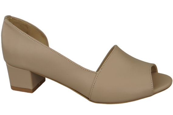 Obuwie Damskie Sandały Cappuccino Lico Skóra Naturalna 147 ElitaBut