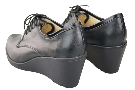 Shoes Women's Brogues On Wedge Natural leather 181 ElitaBut