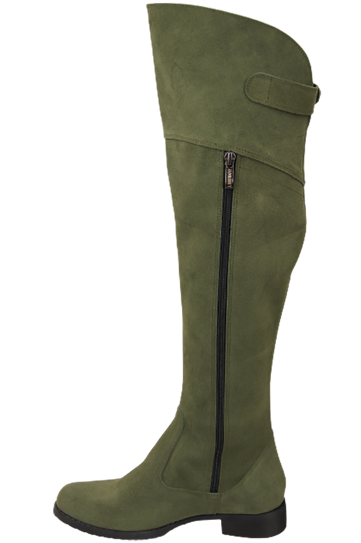 Shoes Boots Women Boots Over-the-knee boots Over-the-knee natural leather Velor 154 ElitaBut