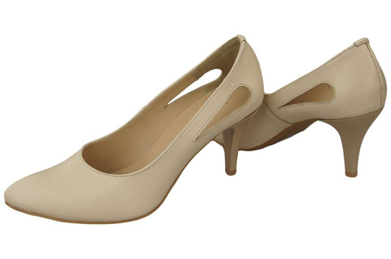 Women's shoes Pumps Natural leather 166 ElitaBut