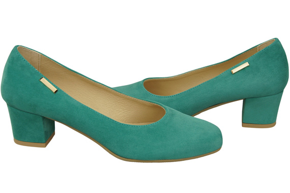 Comfortable Women's Shoes Pumps Natural Suede Leather 172 Z ElitaBut