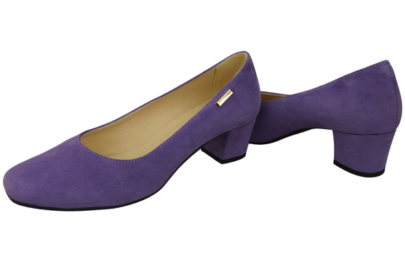 Comfortable Women's Shoes Pumps Natural Suede Leather 172 Z ElitaBut