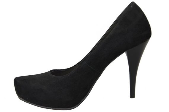 Women's shoes Pumps Natural leather Suede 644 ElitaBut