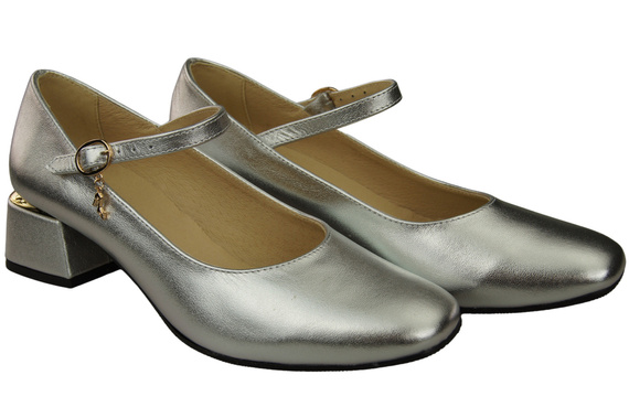 Women's shoes Pumps with a strap, natural leather 202 ElitaBut