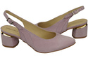 Women's Sandals in Natural Suede Leather - Elegance and Comfort 196 Z ElitaBut