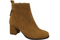 Women’s ankle boots in genuine suede leather, stable block heel, with zipper – 224 ElitaBut
