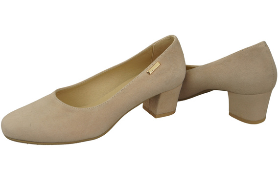 Comfortable Women's Shoes Pumps Natural Suede Leather 172 Z ElitaBut
