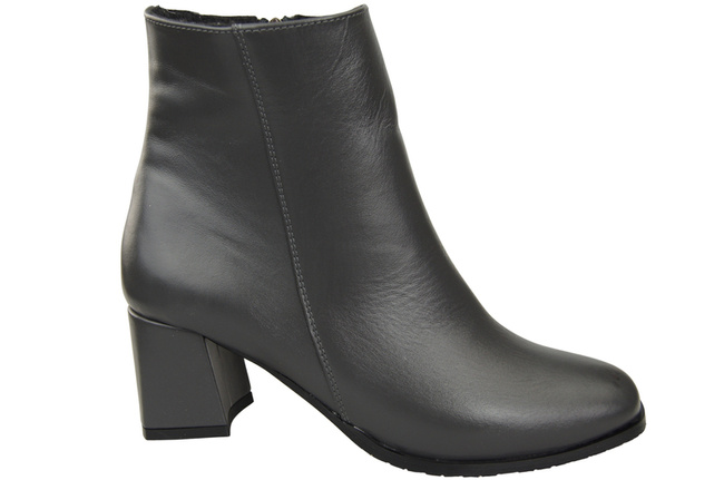 Women's Black Winter Ankle Boots Genuine Leather 214 From ElitaBut