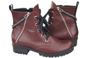 Footwear Boots Women's boots with the inscription NICE Natural Leather 173 Z ElitaBut