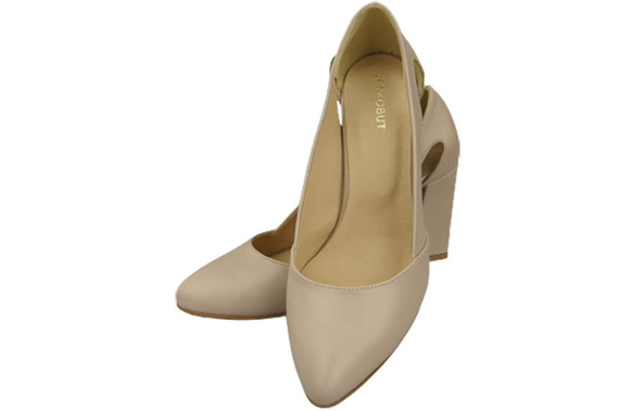 Women's shoes Pumps Natural leather 184 ElitaBut