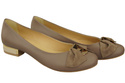 Women's Ballerinas Shoes Natural Leather 894 ElitaBut