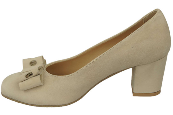 Women's shoes Pumps Natural leather suede 163 ElitaBut