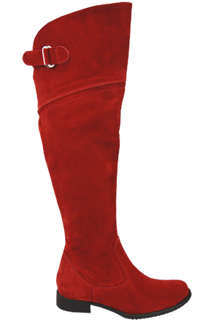 Shoes Boots Women Boots Over-the-knee boots Over-the-knee natural leather Velor 154 ElitaBut