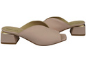 Women's Shoes High-Heeled Flip-Flops Natural Leather 210 ElitaBut