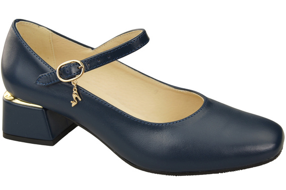 Women's shoes Pumps with a strap, natural leather 202 ElitaBut