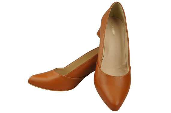 Women’s Pumps Genuine Leather Pointed Toe Heel ElitaBut 221