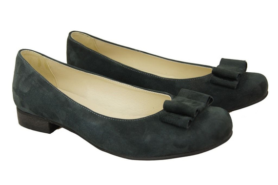 Women's Shoes Ballerinas natural leather Suede 126 ElitaBut