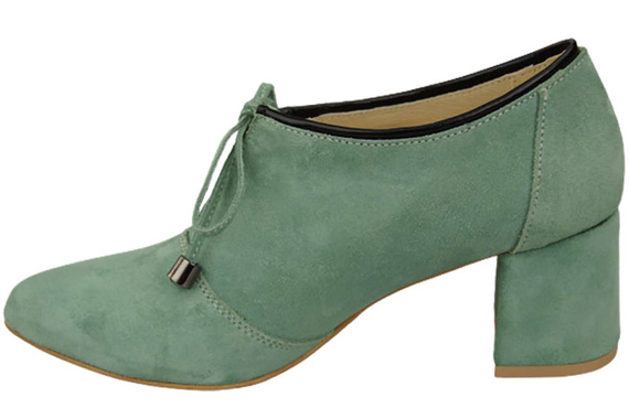 Women's shoes Low shoes Natural leather velor 183 ElitaBut