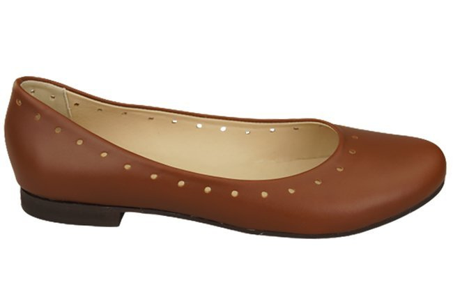 Women's Shoes Comfortable Ballerinas Natural Leather 162 ElitaBut