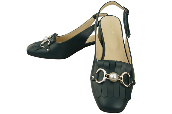 Women's Shoes Sandals Decorated with Fringes Natural Leather 208 ElitaBut