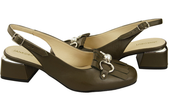 Women's Shoes Sandals Decorated with Fringes Natural Leather 208 ElitaBut