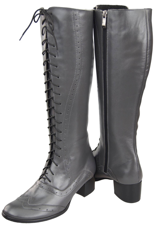 Shoes Women's boots Lace-up natural leather 595 ElitaBut