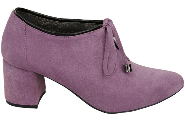 Women's shoes Low shoes Natural leather velor 183 ElitaBut