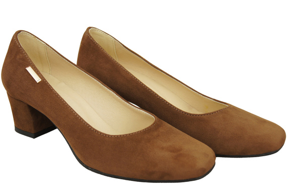 Comfortable Women's Shoes Pumps Natural Suede Leather 172 Z ElitaBut