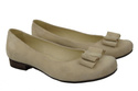 Women's Shoes Ballerinas natural leather Suede 126 ElitaBut