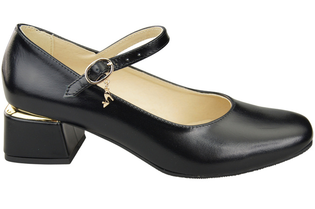 Women's shoes Pumps with a strap, natural leather 202 ElitaBut