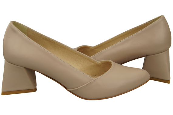 Women’s Pumps Genuine Leather Pointed Toe Heel ElitaBut 221