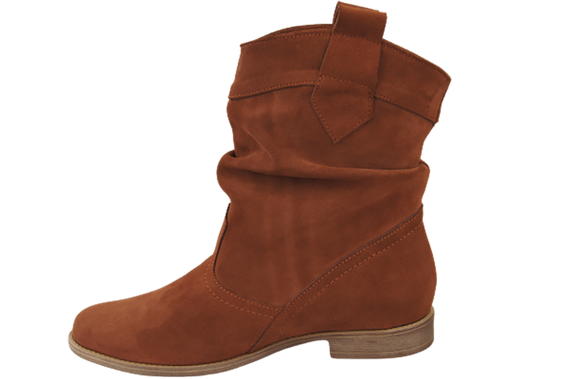 Shoes Women's boots Saszki Winter natural leather velor 117 Z ElitaBut