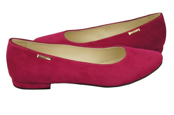 Women's shoes Ballerinas natural leather Suede 131 ElitaBut