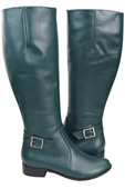 Women’s  leather boots, lined officer boots, flat 225 ElitaBut