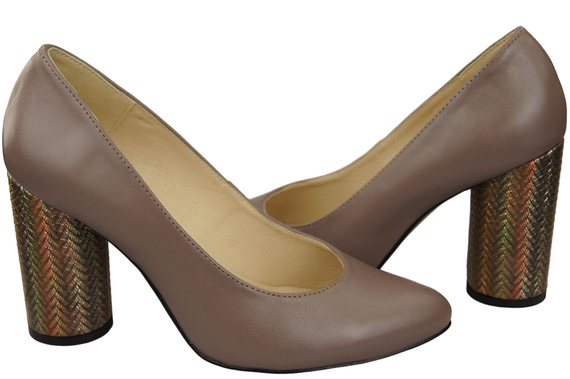 Women's shoes Pumps Natural leather 194 ElitaBut