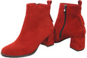 Women’s ankle boots in genuine suede leather, stable block heel, with zipper – 224 ElitaBut