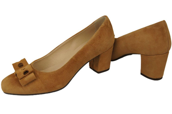 Women's shoes Pumps Natural leather suede 163 ElitaBut