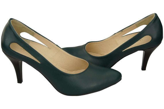 Women's shoes Pumps Natural leather 166 ElitaBut