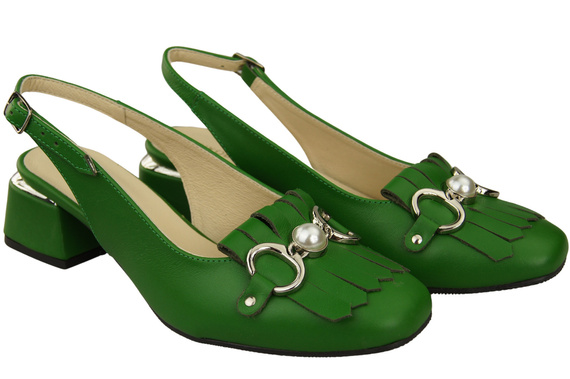 Women's Shoes Sandals Decorated with Fringes Natural Leather 208 ElitaBut