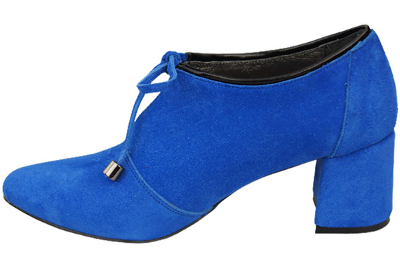 Women's shoes Low shoes Natural leather velor 183 ElitaBut